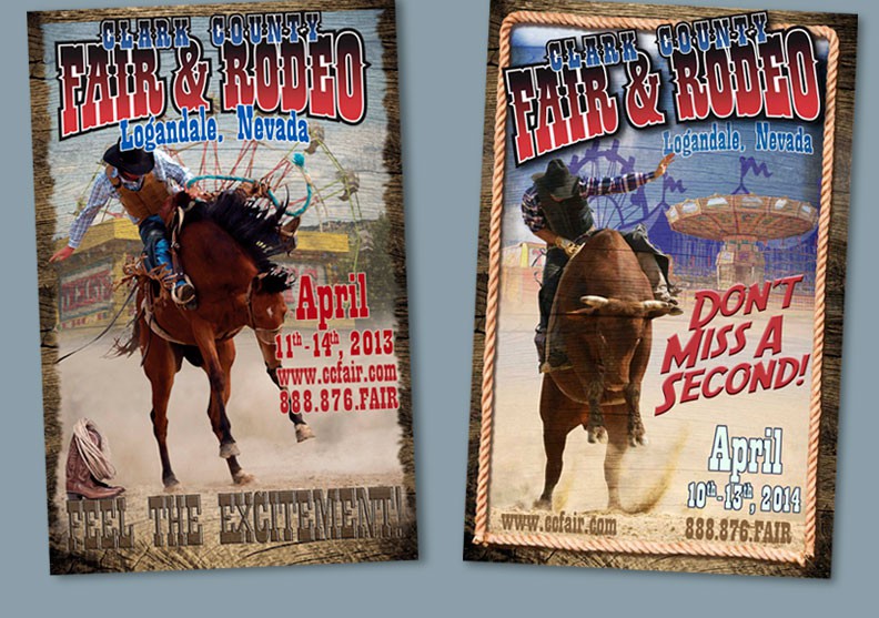 Clark County Fair and Rodeo Posters